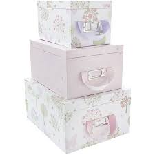 Laura Ashley Esme Pink Multi Storage Boxes With Lids 27 Liked On Polyvore Featuring Home Home Storage Boxes With Lids Decorative Boxes Pink Storage Boxes