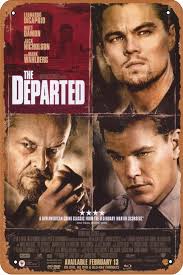 Amazon.com : The Departed Movie (2006) Poster Vintage Metal Tin Sign Retro  Style Wall Plaque Decoration Metal Sign 8x12 inch : Home & Kitchen