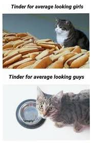 I never used tinder but had lots of success with cmb and okcupid; Tinder For Average Looking Girls Ifunny
