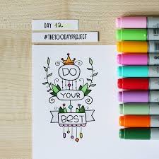 Do Your Best Doodle Quotes Journal Doodles Lettering