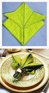 كيفية تزيين طاولة مع المناديل بطريقة سهلة