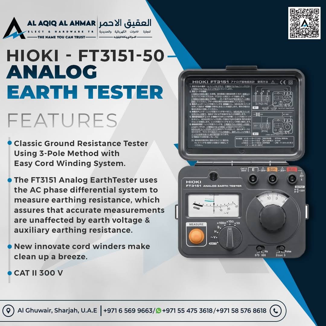 ANALOG EARTH TESTER FT3151-50 product image