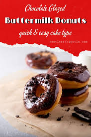 Chocolate Glazed Cake Donuts Recipe In 2020 Chocolate Donuts Recipe Donut Recipes Homemade Donuts Recipe
