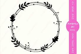 For ideas and inspiration on how to use our free svg files, check out our ideas gallery here. Autumn Frame Svg Floral Circle Frame Svg Monogram Frame 689064 Illustrations Design Bundles