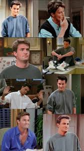 Friends tells the story of siblings ross (david schwimmer) and monica (courteney cox) geller, and their friends, chandler bing (matthew perry), phoebe buffay (lisa kudrow), joey tribbiani. Bing Chandler Chandler Friends Joey Friends Friends Tv