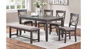 Incredible dining room design ideas with dining room furniture including dining tables, chairs & dining sets. Armus Rustic Grey 6 Piece Dining Table Set