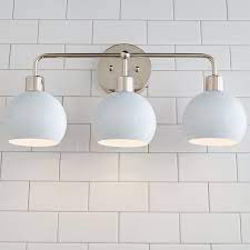 Young House Love Bubble Vanity Light 3 Light Young House Love Vanity Lighting Modern White Bathroom