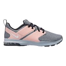 Nike Women S Air Bella Tr Training Shoes Grey Black Pink Nike Women Nike Training Shoes