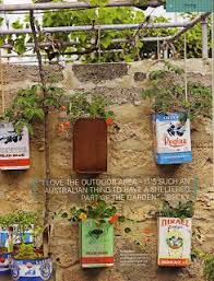 Olive Oil Tins As Planters Plant Pot Holders Upcycle Garden Greek Garden