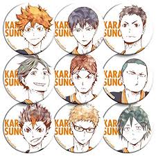 Chibi anime kawaii anime manga anime anime art hot anime boy cute anime guys anime boys star character character design. Elibeauty Anime Haikyuu Cartoon Brooch Super Kawaii Brooch Pins Clothes Backpack Decoration For Boys Girls Men Women And Anime Fans Style 26 9 Pcs Buy Online In Andorra At Desertcart 183399889