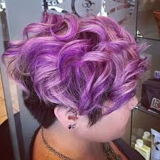 40 Versatile Ideas Of Purple Highlights For Blonde Brown And Red Hair Hair Highlights Short Hair Styles African American Perfect Hair Color