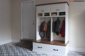 See more ideas about diy furniture, hall tree, home diy. Mudroom Lockers With Bench Free Diy Plans