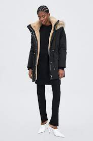 画像 1 の sorona dupont 撥水加工入りパフパーカ ザラから parka puffer parka parka details