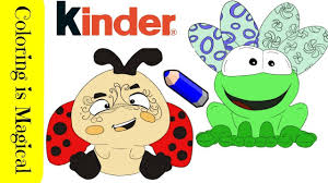 My therapist introduced me to it and we did a lot of coloring page printables in group therapy. Kinder Joy Toys Coloring Video Frog And Ladybug Kinder Joy Surprise Eggs Toys Kinder