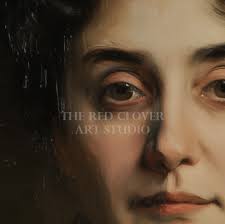 Victorian Woman Portrait Moody Vintage Painting Art Print Dark Oil Painting  Printable Black Wall Art Instant Digital Download N130