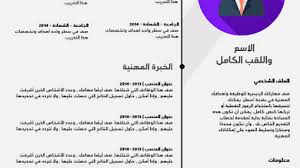 تحميل نموذج سيرة ذاتية باللغة العربية فارغ احترافي Cv Template Resume Cv Templates