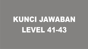 Last updated 26 juni 2021. Kunci Jawaban Tebak Gambar Level 1 43 Lengkap 2017 Pdf