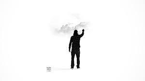 Silhouette Of Men S Black Fitted Cap Simple Background Digital Art Graffiti Men Hd Wallpaper Wallpaper Flare