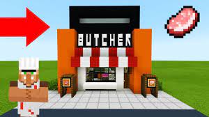 The best explanation i could give would be that you either have it in a spot they can't reach, or your to far away. Minecraft Tutorial How To Make A Modern Butchers Shop 2019 City Tutorial Youtube