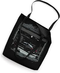 Amazon.com: Mechanic Garage R34 Car Drifting JDM Emo Style Tote Bag :  Clothing, Shoes & Jewelry