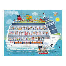 How did it differ from regular shipping? Hat Boxed 2 Puzzles Cruise Ship 100 And 200 Pieces
