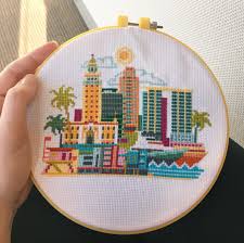 Get the best deal for patriotic cross stitch patterns & instructional media from the largest online selection at ebay.com. Fo Miami Florida Crossstitch