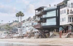 There is no public entrance into the malibu colony neighborhood so to get to malibu beach you must walk west at low tide from malibu lagoon state beach or walk east. Own This Sustainably Designed Malibu Beach House For 5 7m Dwell