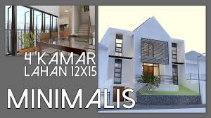Gambar desain rumah minimalis modern. Rumah 2 Lantai Basement Yang Minimalis Lahan 12x15m Youtube