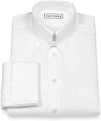 Paul Fredrick Men S Pinpoint Snap Tab Collar French Cuff Dress Shirt White 20 0 36 At Amazon M Mens Shirt Dress French Cuff Dress Shirts Tab Collar Dress Shirt