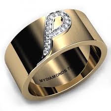 Biaggio Men S Initial Diamond Ring Add Your Initial Mens Diamondring Mendiamondring Men Diamond Ring Engagement Rings For Men Gold Band Engagement Rings