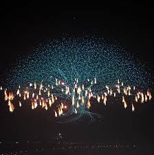 Nearly 16,000 drones and thousands of fireworks set the skies above Liuyang,  “China's fireworks capital”, alight on October 17. 📷️: Publicity  Department of Liuyang #china #hunan #liuyang #firework #droneshow #scmpnews  #scmp