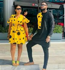 Black And Yellow Outfits For Couples African Couple Matching Outfit African Couple Clothing African Couple Outfit African Couple Attire African Matching Couple Clothing In 2020 Couples African Outfits Latest African Fashion Dresses Matching Couple Outfits