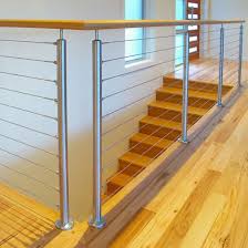 For internal railings or balustrades that are inside a single family dwelling the height . Indoor Vertical Balustrade Post Stainless Steel Stair Tensioner Wire Cable Railing System China Balcony Steel Grill Deck Railing Made In China Com
