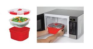 Es fácil, sano, barato y además práctico. Recipiente Hermetico 2 4l Para Cocinar Al Vapor En Microondas Por 7 44