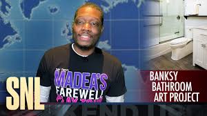Elon musk on saturday night live, explained. Weekend Update Home Edition Banksy Makes Bathroom Art Snl Youtube