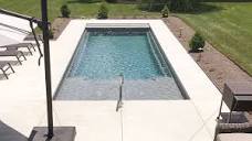 The Freedom with Splash Pad - fiberglass swimming pool - Imagine Pools