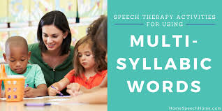 Toddlers benefit from engaging in exploratory and educational activities. 8 Speech Therapy Activities Using Multisyllabic Words