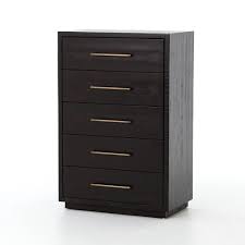 Shop with afterpay on eligible items. Suki 5 Drawer Tallboy Dresser In Burnished Black