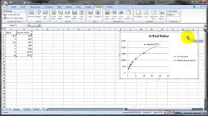 Curve Fitting With Microsoft Excel Youtube