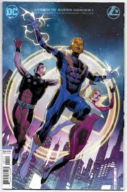 Legion Of Super Heroes 1 Cheung Card Stock Variant Dc 2020 Nm Legion Of Superheroes Comic Books Art Superhero Art