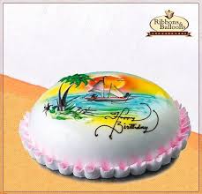 Birthday Cake Ribbons And Balloons Cake Images Dazzle Up Your Bday Party With A Fabulous Cake We Make All Kinds Of Photo Cakes Fondant Cakes All You Have To Do Is Choose A Photo Cake Fondant Cakes Balloons