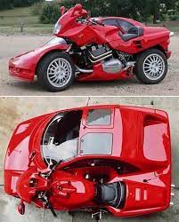 car and motorcycle combo 変な車 車 バイク モンスターカー