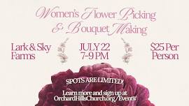 Women's Flower Picking & Bouquet Making