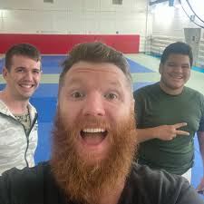 Pre and post training pictures of team heavyweight