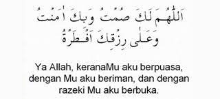 Lafaz Niat Sehari Puasa Sebulan Puasa Dan Doa Berbuka Puasa Infoje Org