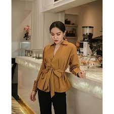Selamat datang di grosir baju muslim termurah , follow instagram kami utk update stok terbaru @pusatgrosirbajuwanita. Bajuwanita Bajuatasan Bajublouse Blouse Wanita Blus Import Terbaru Serena Blouse Baju Atasan 80syd Shopee Indonesia