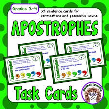 It's just not a requirement. Contractions And Possessives Task Cards With Apostrophe Practice Minds In Bloom