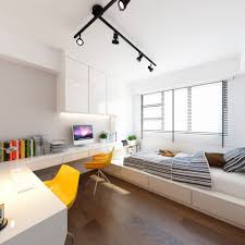Hdb 4 Room Bto Vintage Contemporary Punggol Emerald Interior Design Singapore Bedroom Interior Study Room Design Home