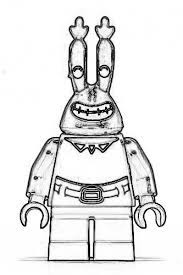 Download or print this amazing coloring page: Lego Spongebob Coloring Pages Coloring Home