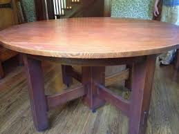 Gustav Stickley 54 Round Dining Table With 6 Leaves Dining Table Stickley Furniture Round Dining Table